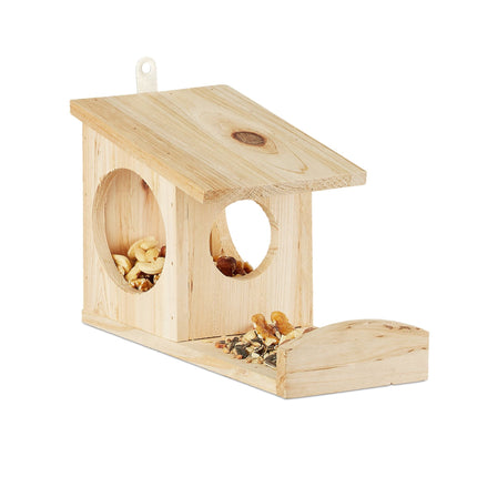 Squirrel feeder for placement