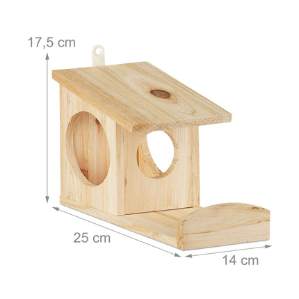 Squirrel feeder for placement