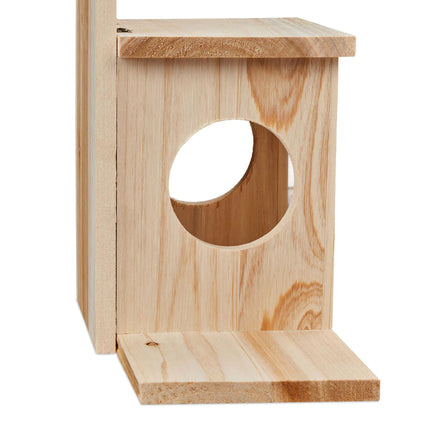 Squirrel feeder with 2 inputs