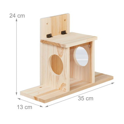 Squirrel feeder with 2 inputs