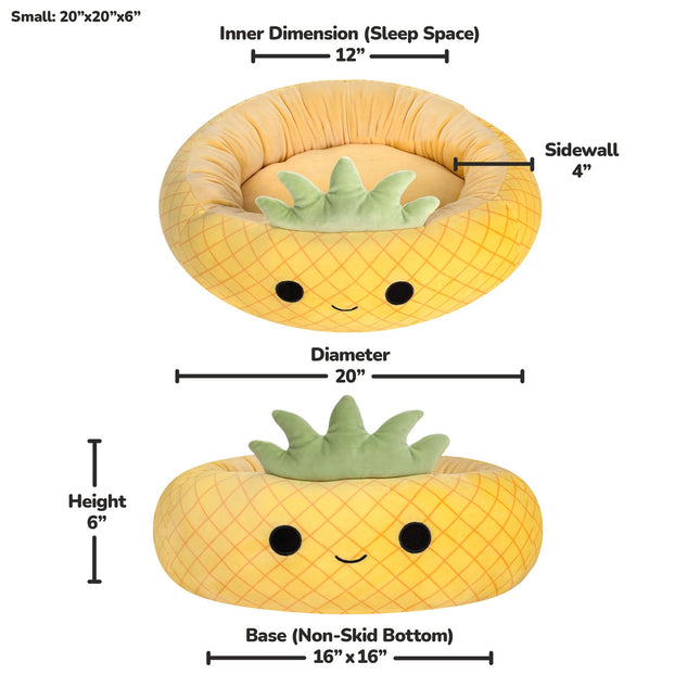 Squishmallows Haustierbett Maui die Ananas, 50 cm