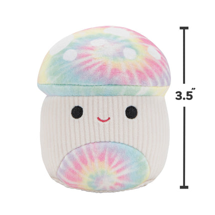 Squishmallows Doppelpack Quietsche-Plüschhundespielzeug, 9 cm