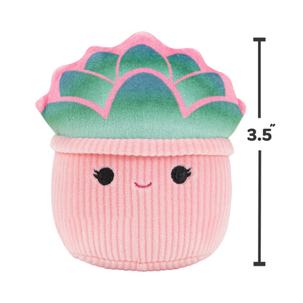 Squishmallows Doppelpack Quietsche-Plüschhundespielzeug, 9 cm