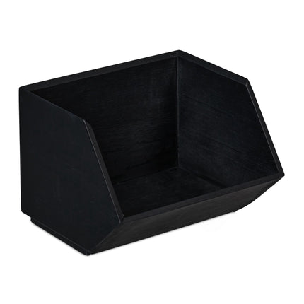 Stapelbarer Bambus-Schreibtisch-Organizer