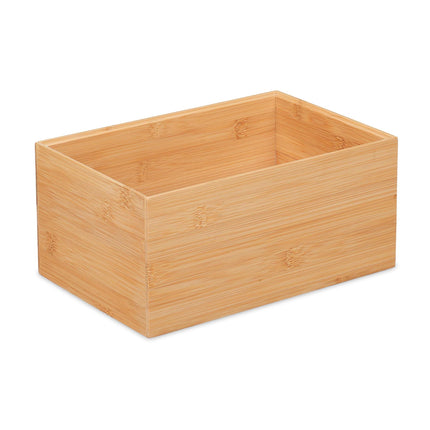 Stapelbare Bambus-Aufbewahrungsbox