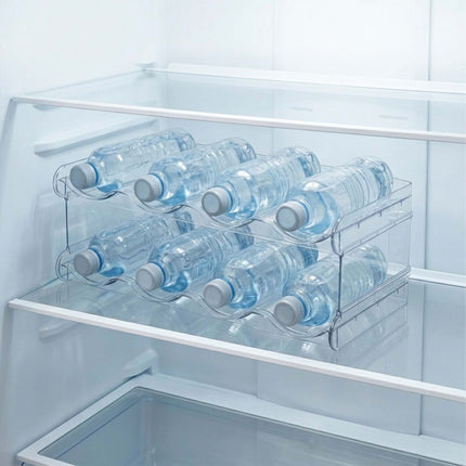 Stackable Bottle Rack – Modular, Expandable, Transparent