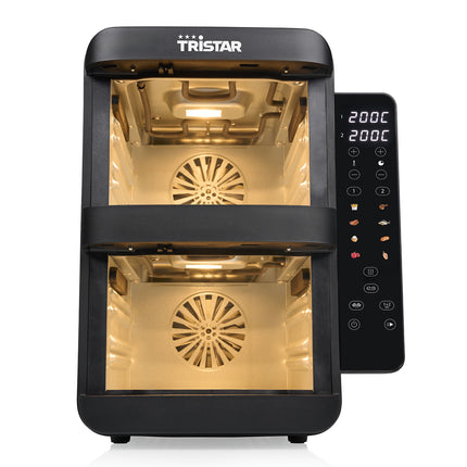 Stackable Dual Basket Air Fryer 2 x 4.5L with Sync Function, 2400W, 8 Programs