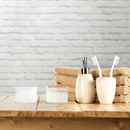Stackable containers for cotton swabs