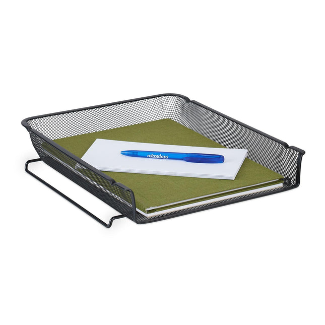 Stapelbare Dokumentenablage aus Metall