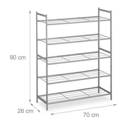 Stackable shoe shelf
