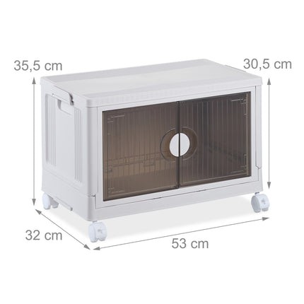 Caisse de rangement empilable 50 litres