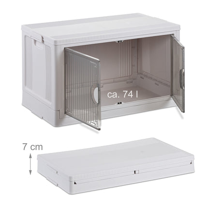 Stackable storage box 74 l
