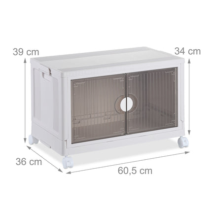 Coffre de rangement empilable 74 l