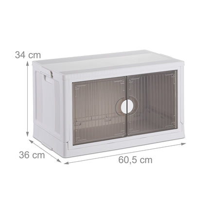 Stackable storage box 74 l