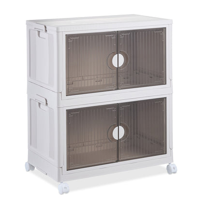 Coffre de rangement empilable 74 l