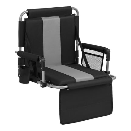 Stadium Seat With Backrest, Foldable, Cup Holder Bag