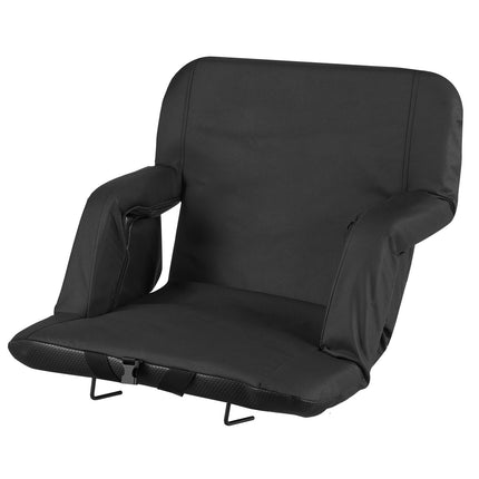 Stadium Seat with Back and Armrests, 6-Position Recline