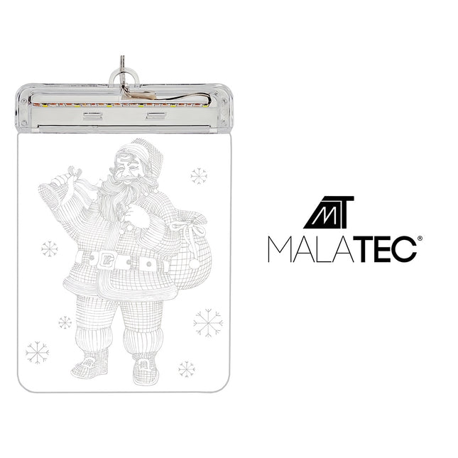 Vitrail LED 3D - Père Noël 