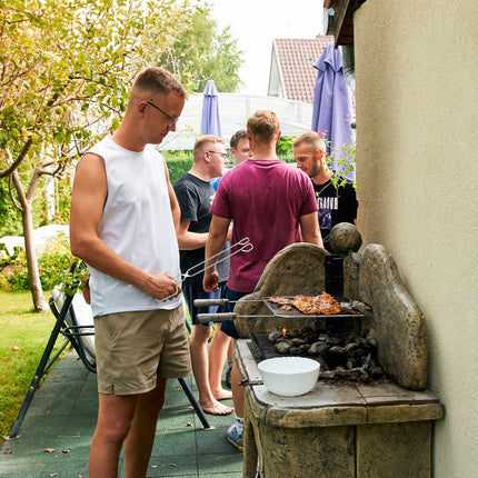 Edelstahl Grillzangen Set, 3-teilig für BBQ & Grill