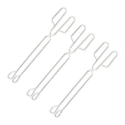 Edelstahl Grillzangen Set, 3-teilig für BBQ & Grill