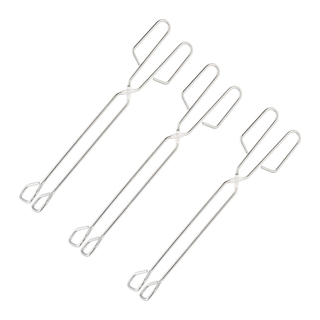 Edelstahl Grillzangen Set, 3-teilig für BBQ & Grill