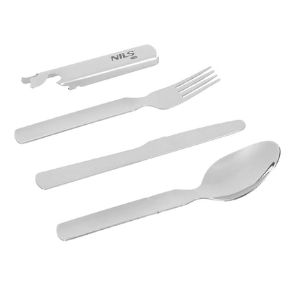 Edelstahl-Besteckset, langlebig, 12-teilig