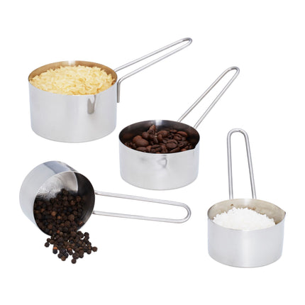 Edelstahl-Messbecher-Set