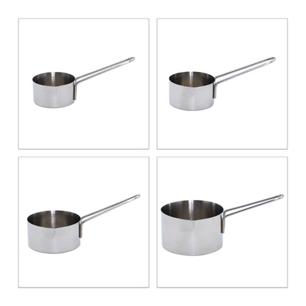Edelstahl-Messbecher-Set
