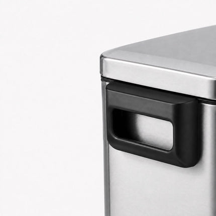 Stainless Steel Pedal Bin, 15L – Soft-Close, Slim Design