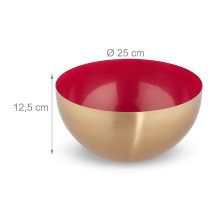 Edelstahl-Servierschale 25 cm