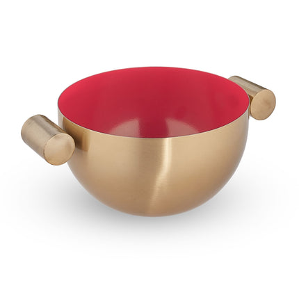 Servierschale aus Edelstahl, Gold