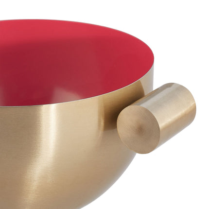 Servierschale aus Edelstahl, Gold