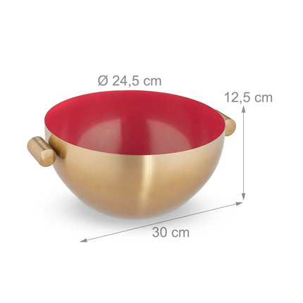 Edelstahl-Servierschale, Gold