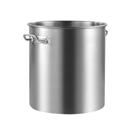 Stainless Steel Stock Pot 24 QT with Glass Lid, Composite Bottom
