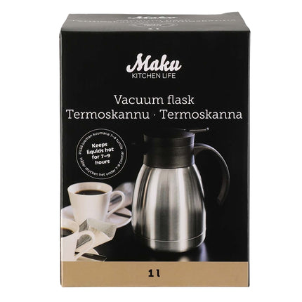 Nerezová termoska, objem 1.0 l