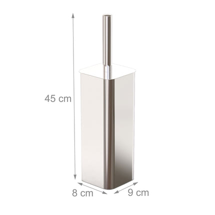 Stainless Steel Toilet Brush Set with Holder