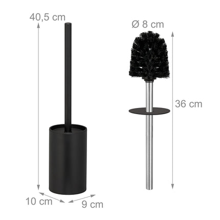 Stainless Steel Toilet Brush Set with Wall Holder