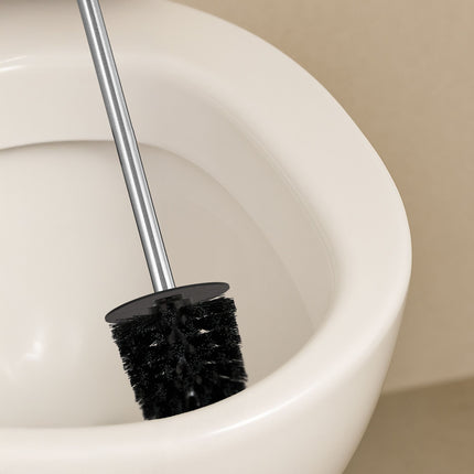Stainless Steel Toilet Brush Set with Wall Holder