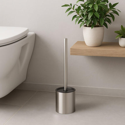 Stainless Steel Toilet Brush with Holder