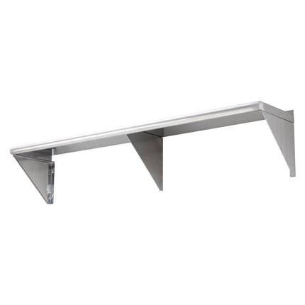 Stainless Steel Wall Shelf 72 x 18 in, 500 lb Capacity