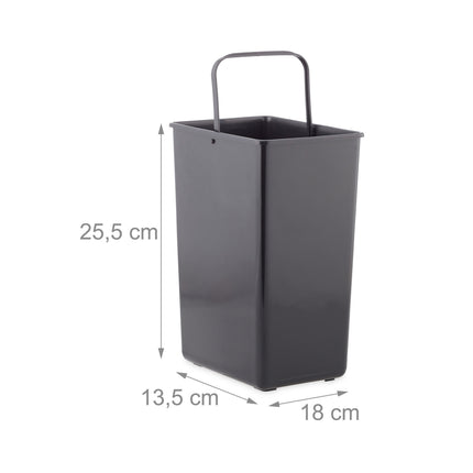 Edelstahl-Mülleimer mit Sensor