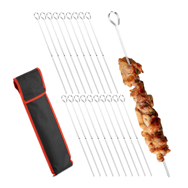Edelstahl-Grillspieße im 20er-Set