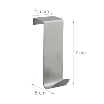 Stainless steel door hook - 4 pcs