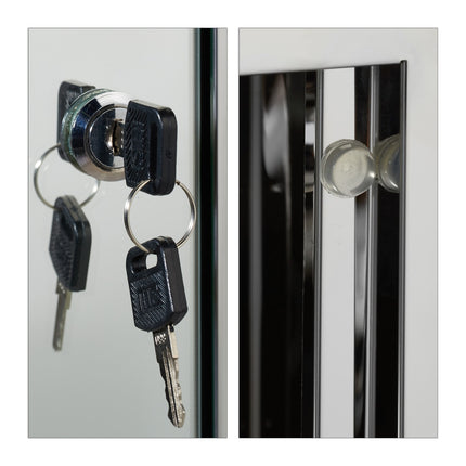 Stainless steel medicine cabinet