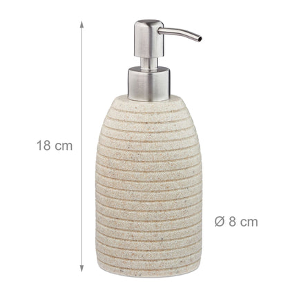 Stainless steel soap pump