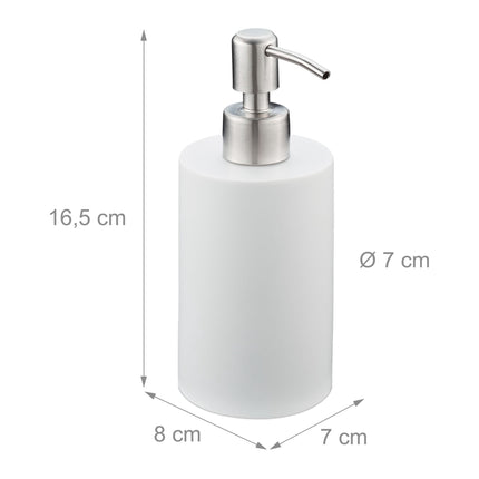 Stainless steel soap pump
