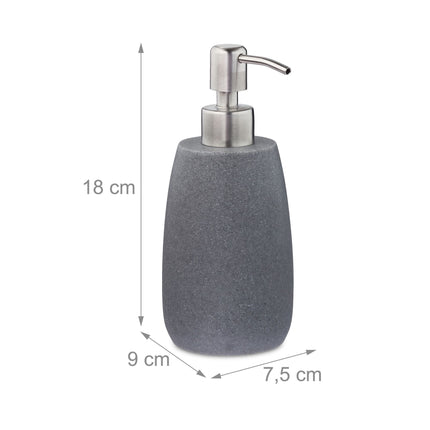 Stainless steel soap pump