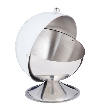 Stainless steel sugar bowl