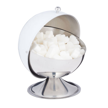 Stainless steel sugar bowl