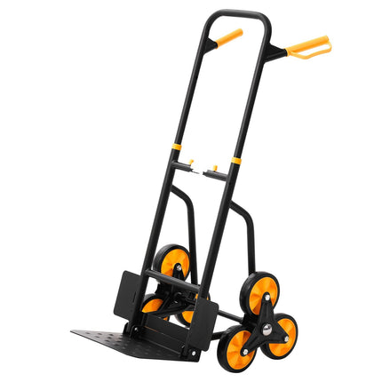 Stair Climbing Cart, 200 kg Capacity, Folding 6-Wheel